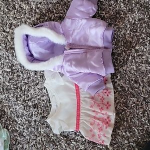 Build a bear dress and coat